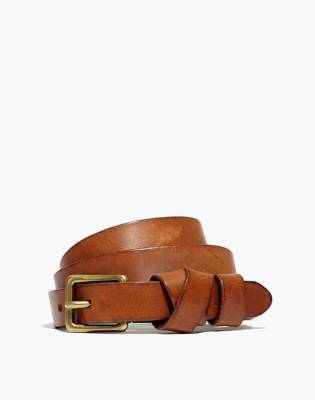 Leather Crisscross Skinny Belt | Madewell