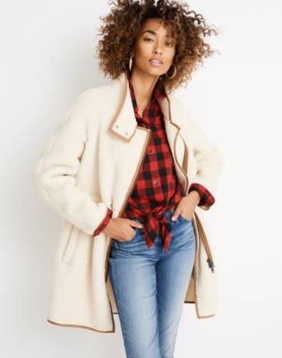 sherpa jacket madewell