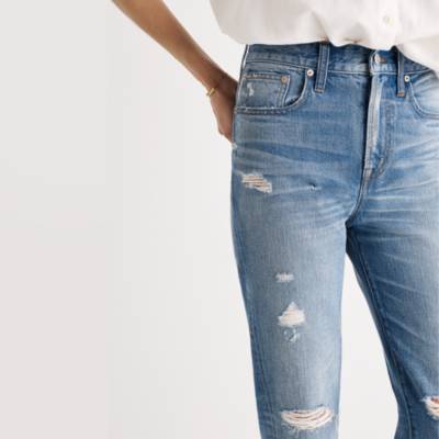 madewell ripped jeans