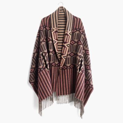 Cape Scarf in Geo Print : ACCESSORIES | Madewell