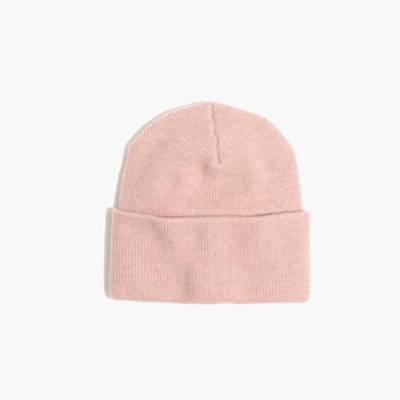 madewell pink beanie