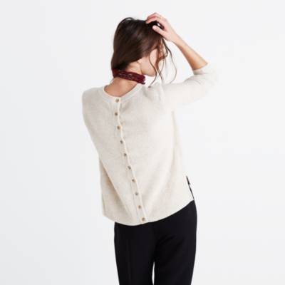 button back cardigan