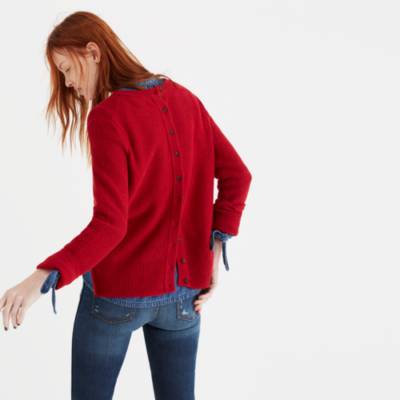 button back cardigan