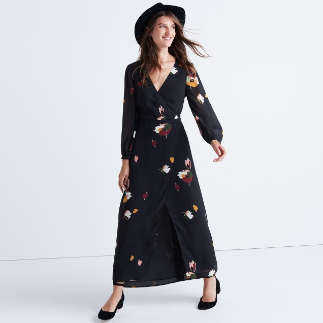 Painted Floral Maxi Dress : shopmadewell midi & maxi dresses | Madewell