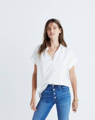 white shirt with denim jeans