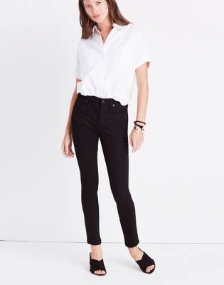 madewell black skinny jeans