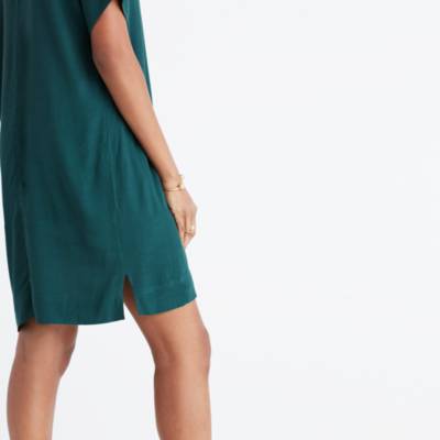 madewell novel short sleeve shift dress