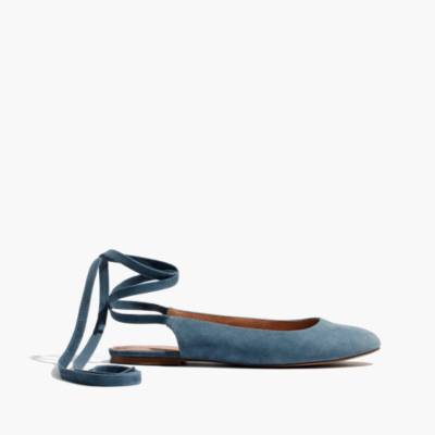 flats with wrap around ankle