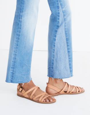 madewell red sandals