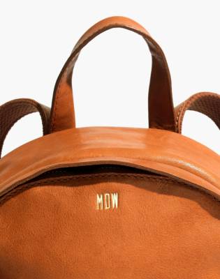 madewell mini leather backpack