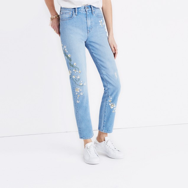 The Perfect Summer Jean: Embroidered Edition : shopmadewell straight ...