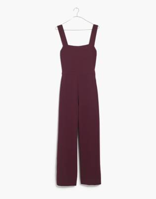 madewell bow back jumpsuit