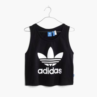 adidas loose crop tank