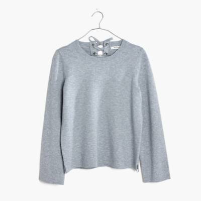 madewell lace back sweater tee Cinosural International School