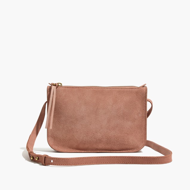 The Simple Crossbody Bag in Suede : | Madewell