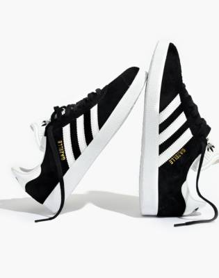 black gazelle white laces