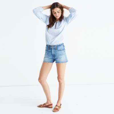 the perfect jean short in ullman wash
