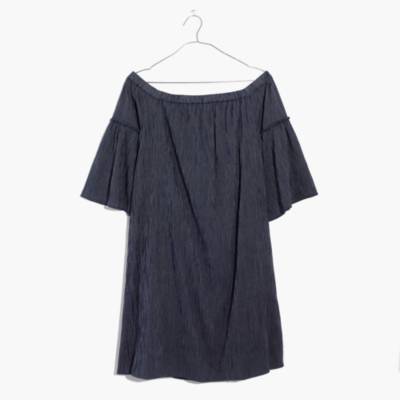 madewell off the shoulder dress