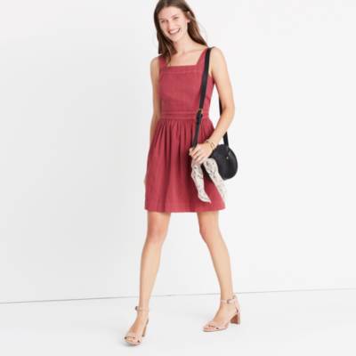 madewell tie back dress