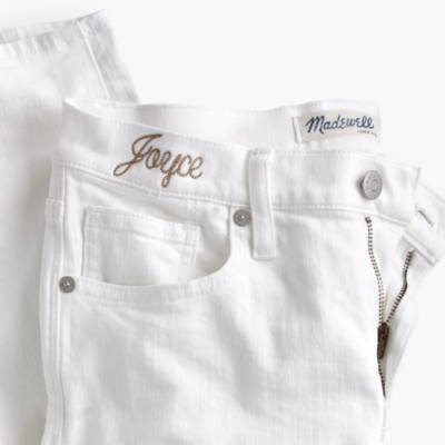 madewell retro crop bootcut jeans