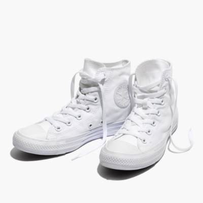 white monochrome converse