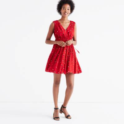 madewell red dress