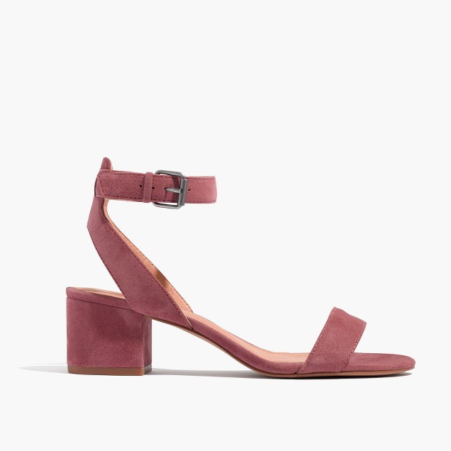 The Alice Sandal in Suede : shopmadewell heels | Madewell