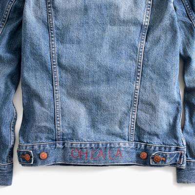 madewell oversized jean jacket