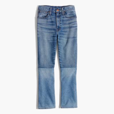 madewell retro crop bootcut jeans