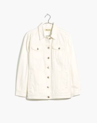 cheap white denim jacket