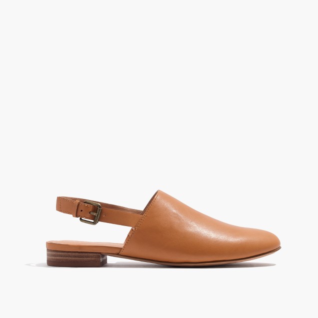 The Callie Slipper Flat in Leather : shopmadewell mules | Madewell