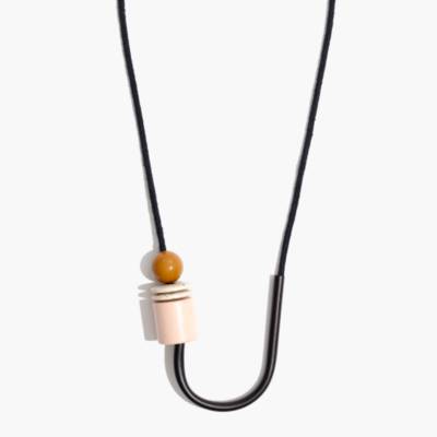 Madewell x Maslo™ Chock a Block Necklace in Black shopmadewell