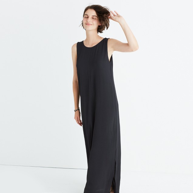 Lakeshore Button-Back Maxi Dress : shopmadewell casual dresses | Madewell