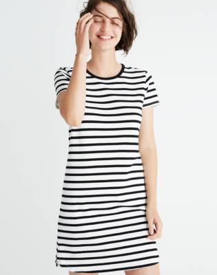 Striped Ringer Tee Dress : tee dresses | Madewell