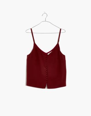 grey silk cami