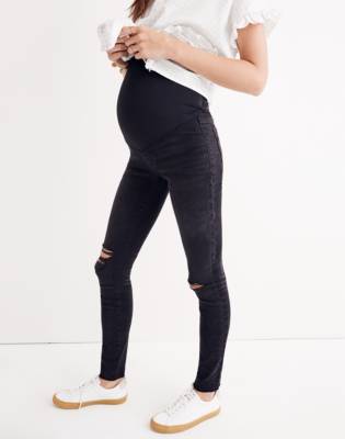 black maternity jeans