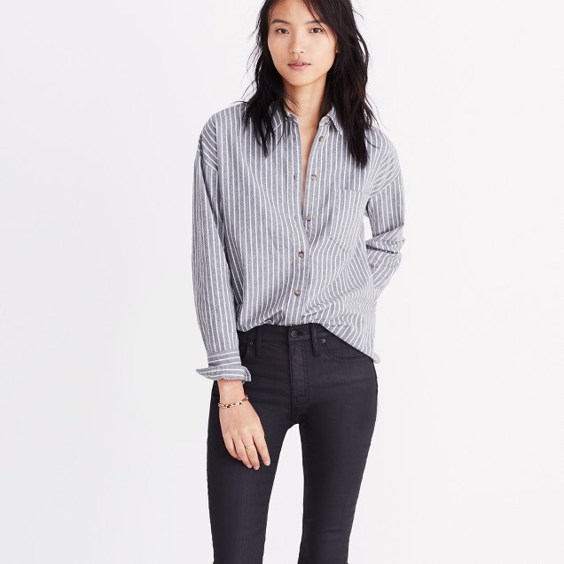 Flannel Westward Shirt in Stripe : shopmadewell button-up & popover ...