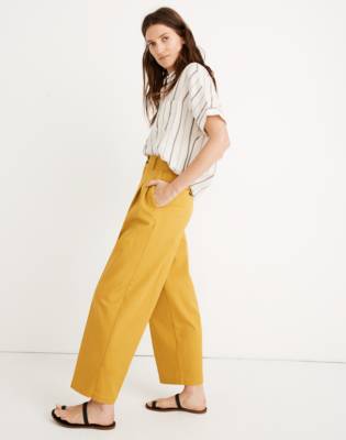 madewell yellow pants