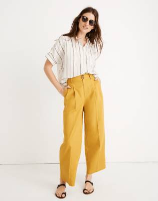 madewell yellow pants