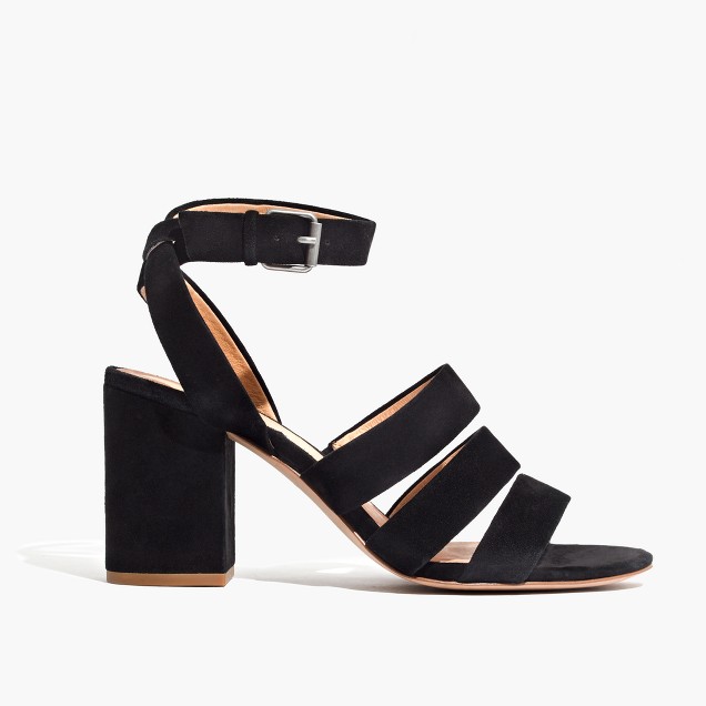 The Maria Sandal in Suede : shopmadewell heels | Madewell
