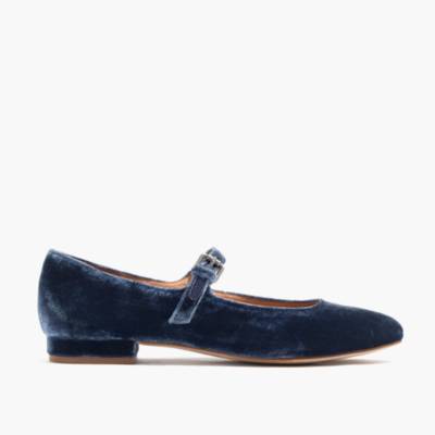 madewell velvet loafer