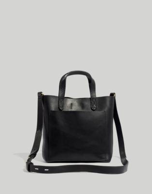 leather crossbody tote