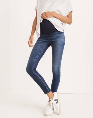 white maternity jeans skinny