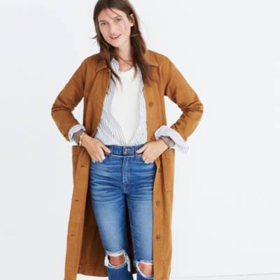 madewell denim duster