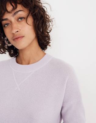 Cashmere Sweatshirt in dusted lavender image 4