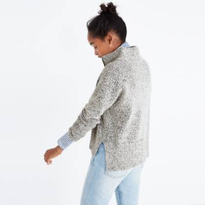 madewell half zip sweater