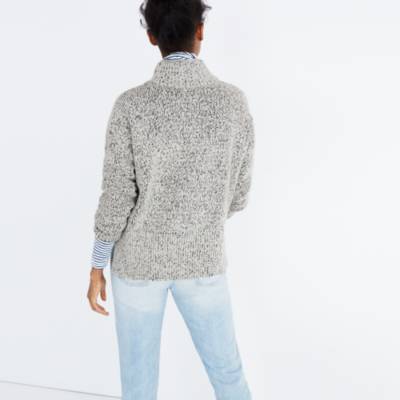 madewell half zip sweater