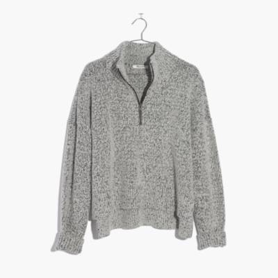 madewell half zip sweater