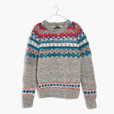 madewell fair isle sweater