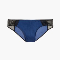 Mesh-Trimmed Bikini in Colorblock : shopmadewell undies | Madewell